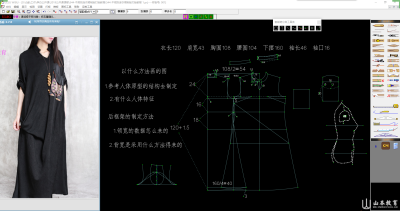 不规则连衣裙制版打版教程