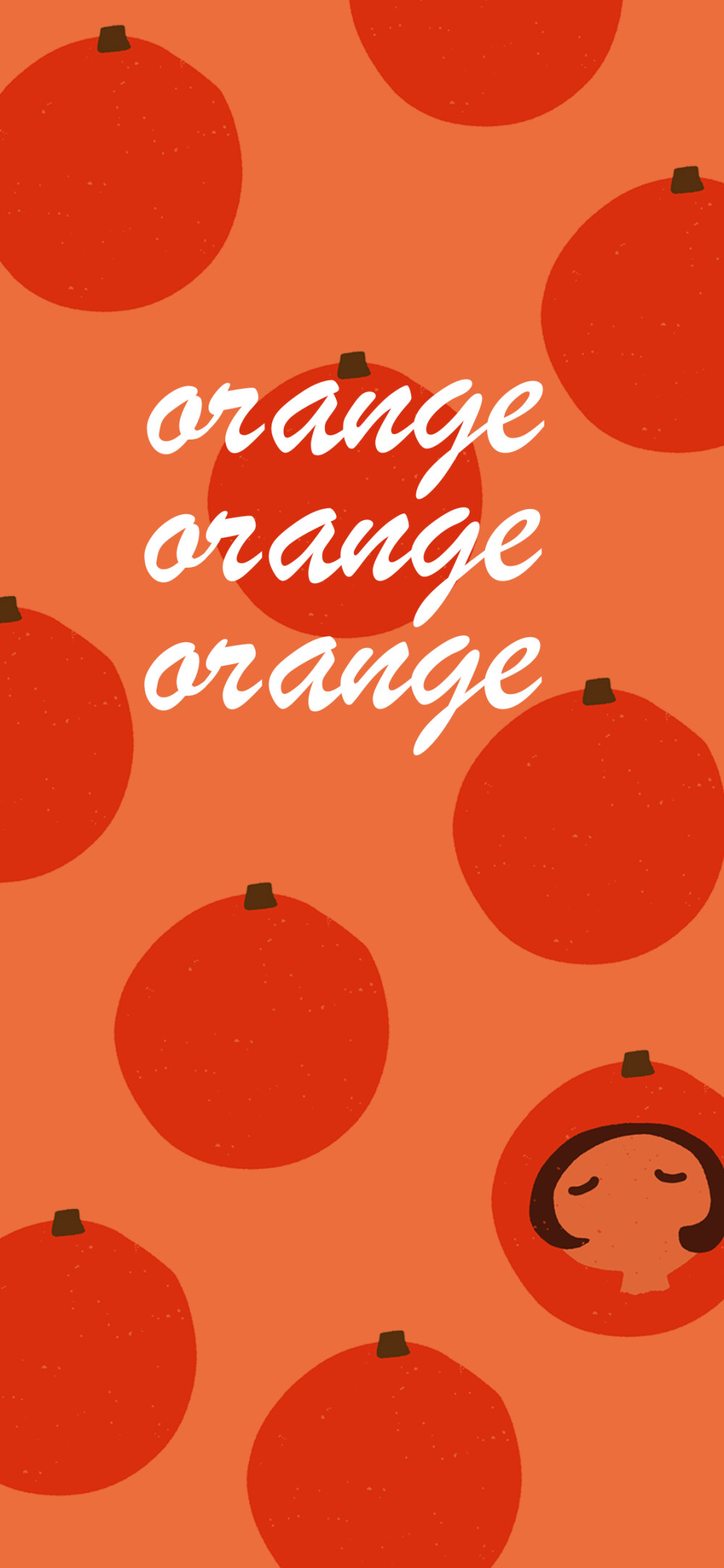 orange gril
-长九原创壁纸，自用直取，转载商用请私联-