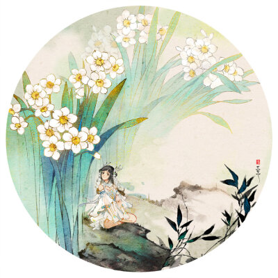 〔莳花集〕绘师：三三画画了么