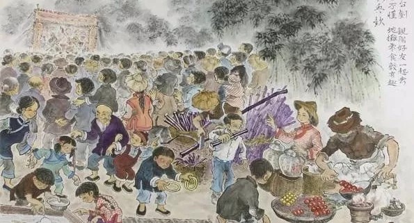 刘兴钦台湾民俗画