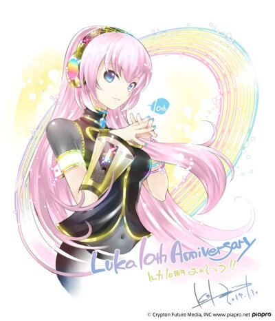 巡音luka『十周年』
画师：KEI