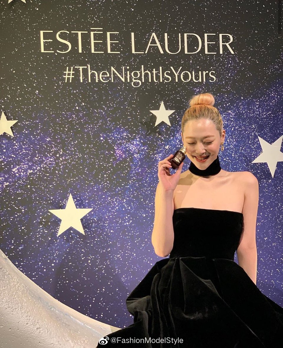 崔雪莉peaceceleb korea style | 崔雪莉 x 雅诗兰黛天鹅