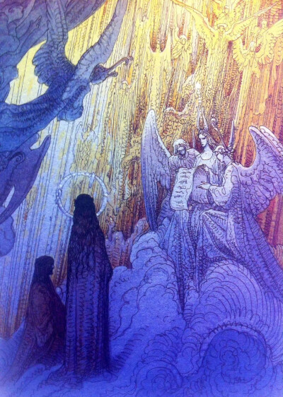 ——
Moebius 的但丁《神曲》插图 ​​​