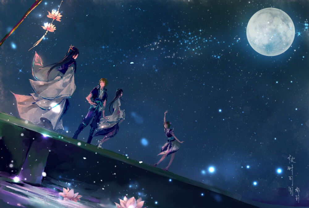 古风 插画 绯羽空空绘