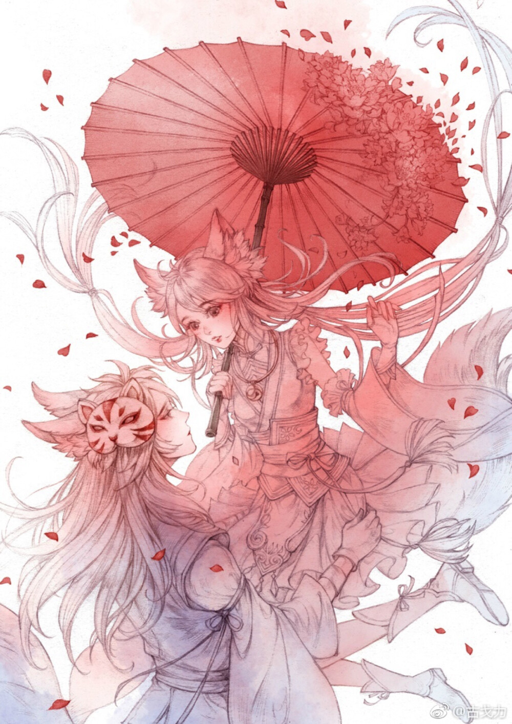 古风插画 画师：古戈力