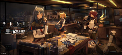 #明日方舟# Arknights/Penguin Logistics
画师：幻像黒兎