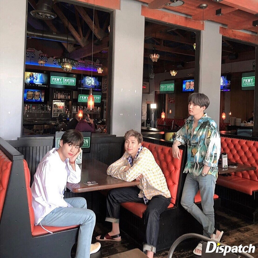 RM 金南俊&V 金泰亨&Suga 闵玧其 BTS 防弹少年团 20190615 korea.dispatch ins更新相关