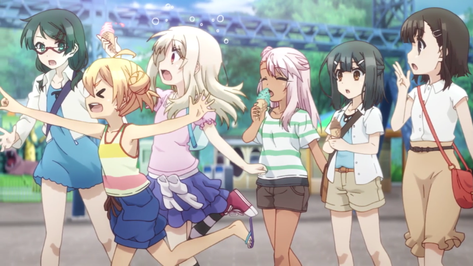 【fate】伊莉雅 & 小黑 & 朔月美游 & 岳间泽龙子 &amp