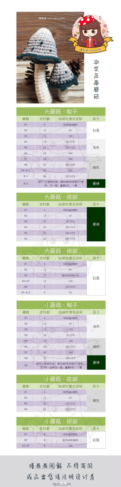 钩针图解，侵删