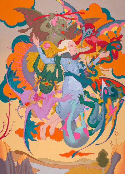 来自插画师 James Jean 绘画作品 | www.jamesjean.com