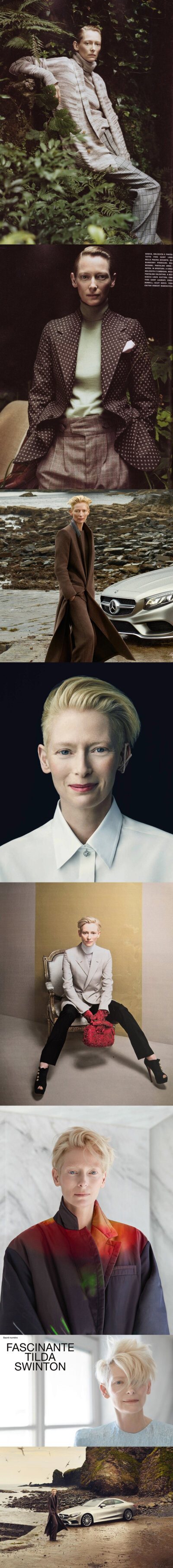 Tilda Swinton合集 ​​​
真的天使长 没有性别，没有年龄。消瘦，从容，可亲的傲慢