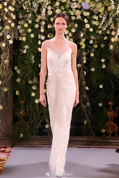 Jenny Packham2019春夏婚纱 优雅的“盖茨比”式新娘 ​ ​​​