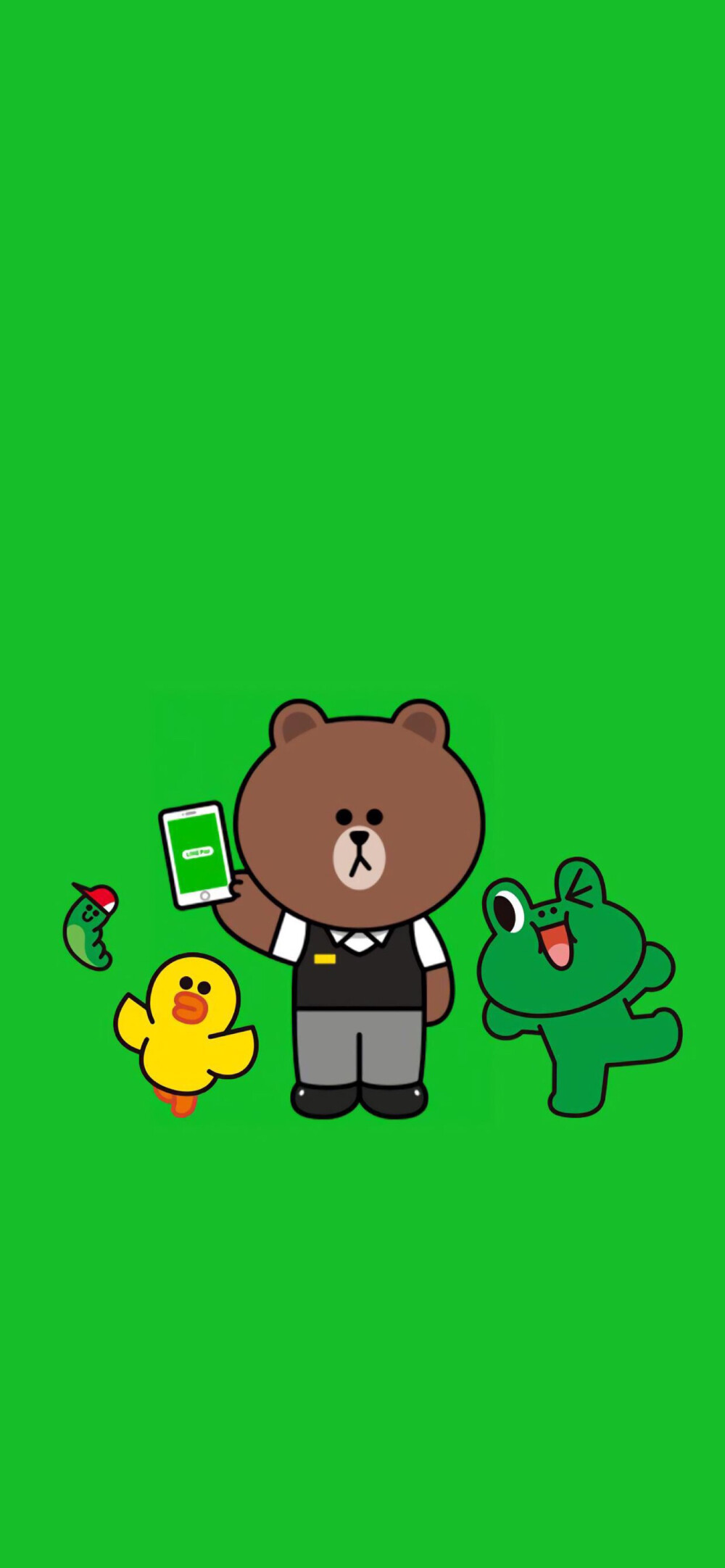 iphonex/xs/max 卡通系列 line town 布朗熊和可妮兔