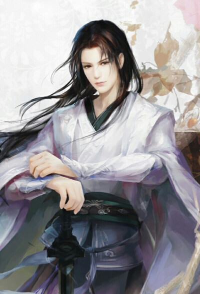 手绘古装美男