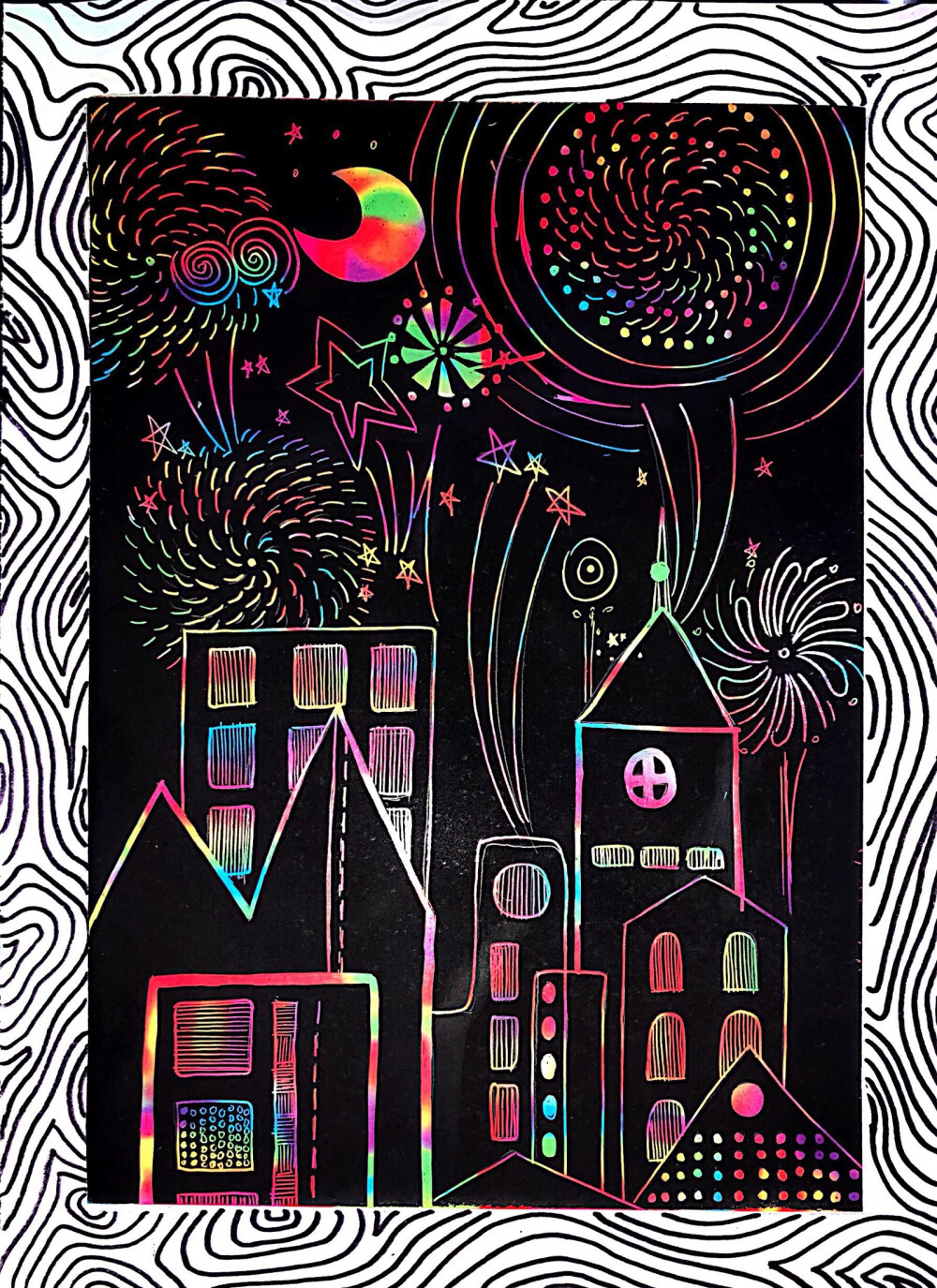 选自网络改编 儿童画 6～10岁