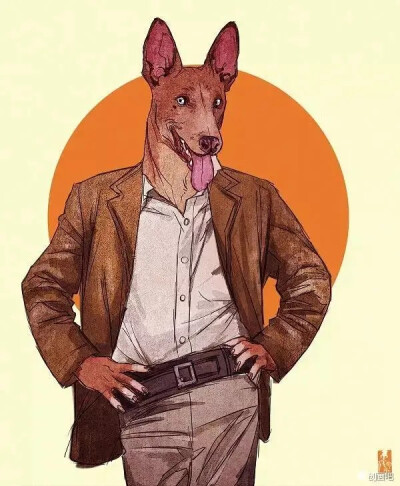 美国插画师Kim Nguyen
动物拟人化头像