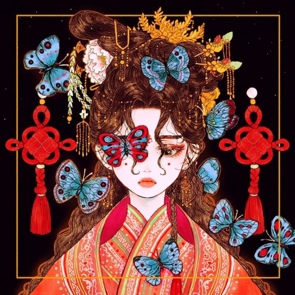 最近忙着考试，好久没发图了，韩国画师，富丽堂皇(^V^)