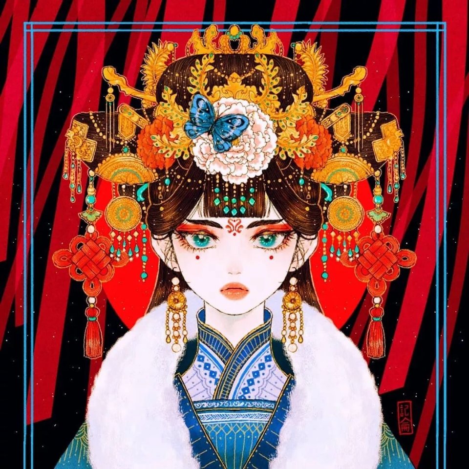 最近忙着考试，好久没发图了，韩国画师，富丽堂皇(^V^)