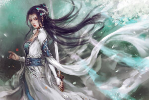 手绘古风女子
画师：壳中蝎