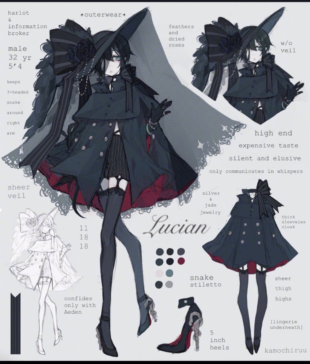 哥特风格
Artist:✦kamo✦
Twi:​​​kamochiruu ​​​