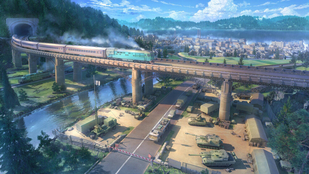 闪耀暖暖 地图 回忆里的铁道