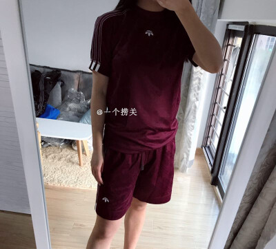 adidas wang 丝绸 短袖 短裤 Br0255 Br0238 CF1084