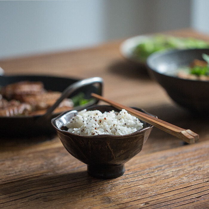 【补新】八角碗 花瓣碗 中式家用饭碗 汤碗 手作食器 思茶饭香