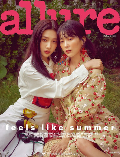 RedVelvetPeaceCeleb Korea Style | RedVelevt 《allure》七月刊封面画报