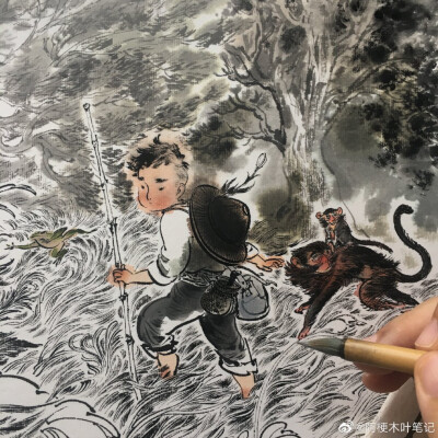 插画师-阿梗木叶笔记，作品赏析