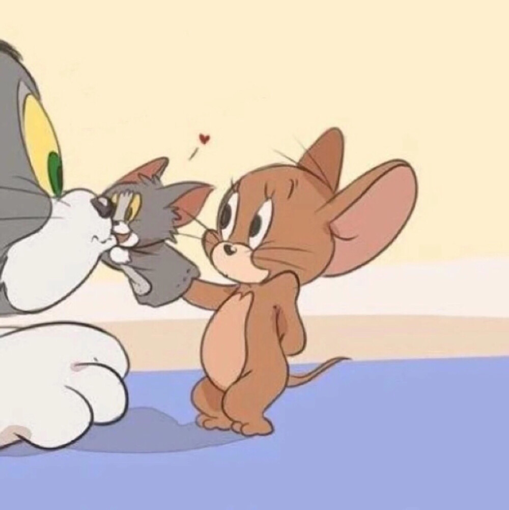 猫和老鼠情侣头像两张图片