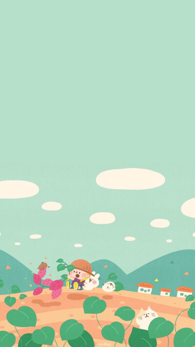 超可爱治愈萌物卡娜赫拉卡通个性壁纸