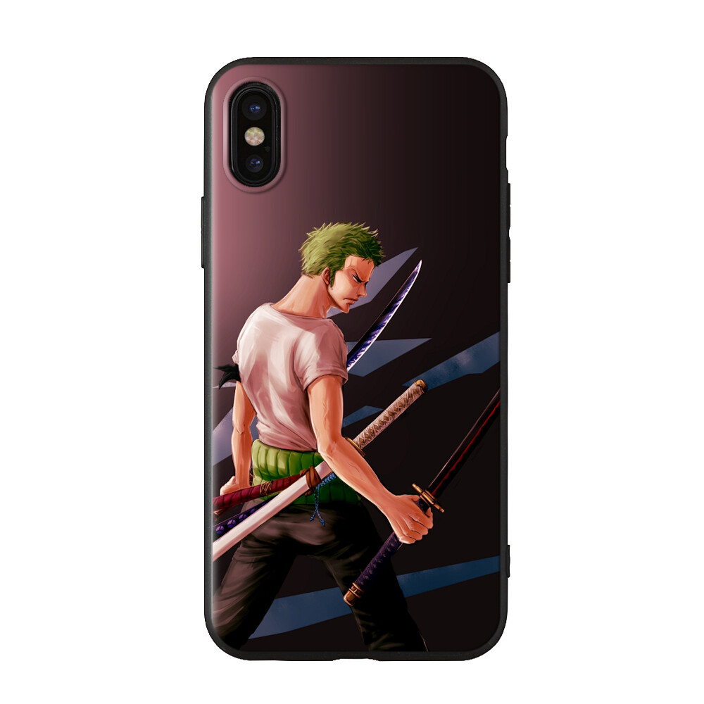 免费包邮送！（V：lijin-my添加时说明糖粉！）海贼王 索隆 壁纸 手机壳 日韩动漫 可爱卡通 苹果 华为 三星 小米 vivo oppo 一加