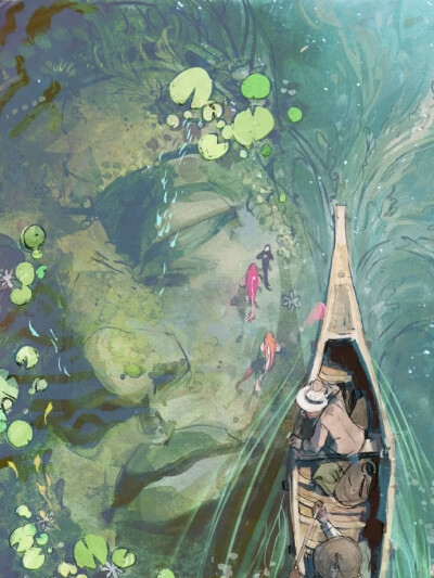 一组唯美的插画设计 ~ 作者：加拿大 Vanessa Palmer