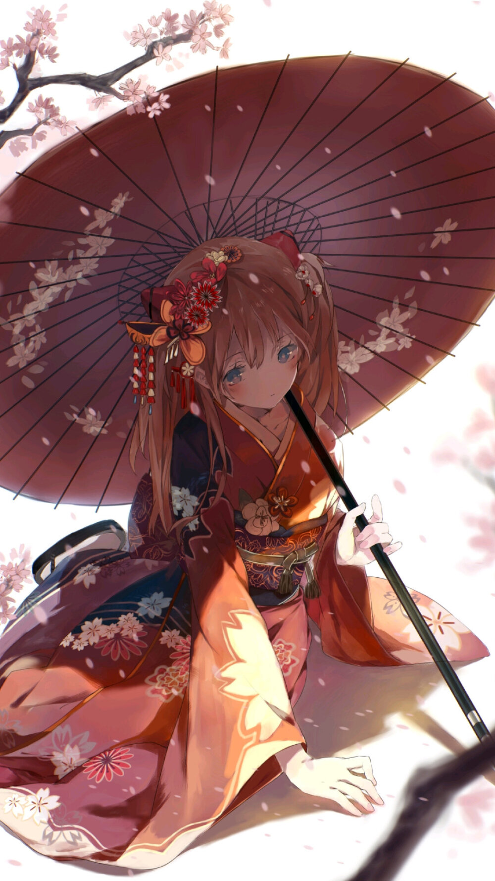 我仅是不愿，见寓意着圆满的合欢，晚景凄凉。