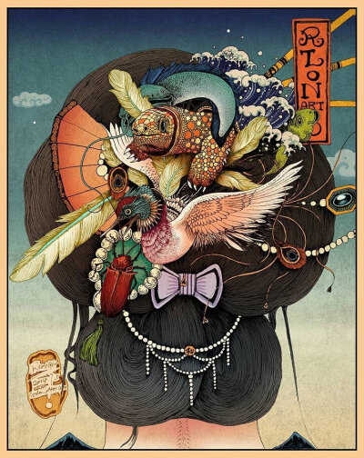 魔幻插画作品~ 作者：Rlon Wang ，中国插画家 ​​​​