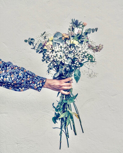 来源｜微博@Elsa美学小姐
主题｜Lovely Life.se ❷
内容｜手握鲜花 植物花束
所属地｜Sweden 瑞典