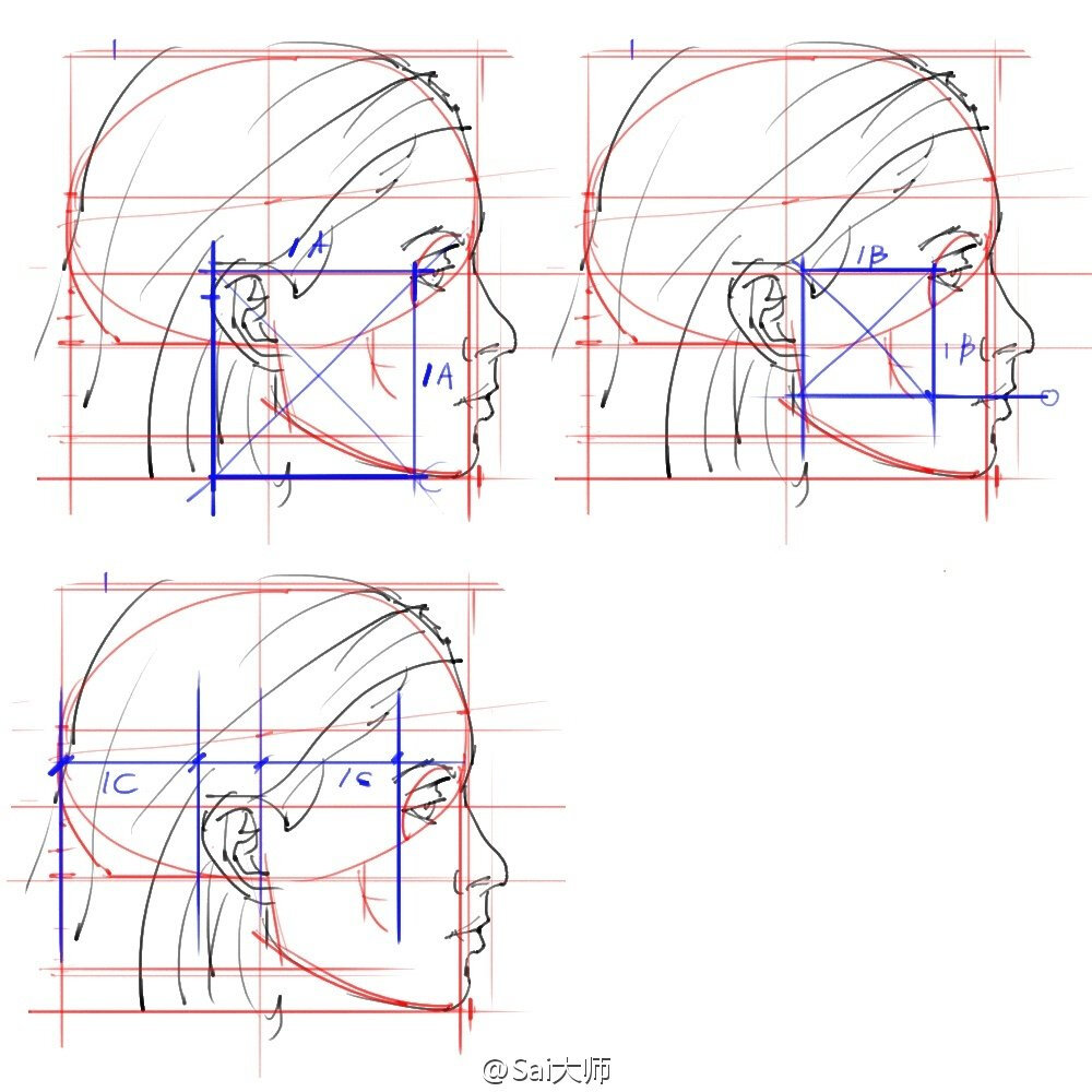 有关头部的设计绘画知识 实用收藏。