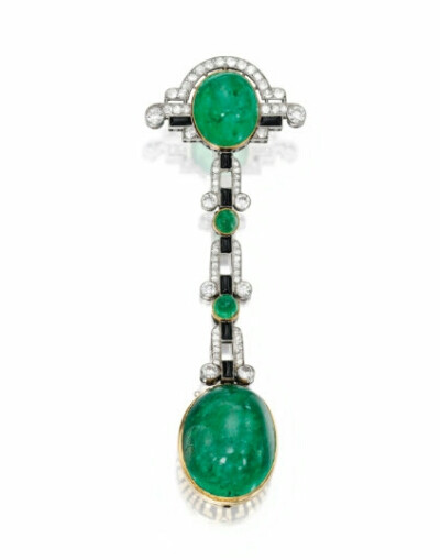 Art Deco装饰艺术“绿意盎然”系古董珠宝 ​​​