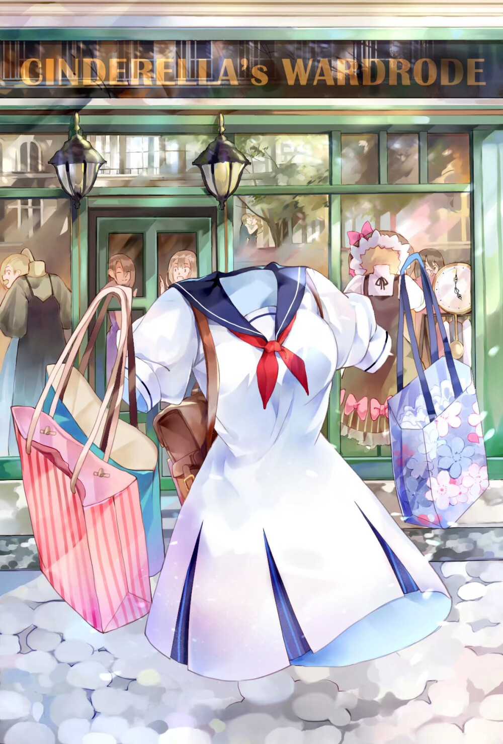 #我的英雄学院# 叶隐透 SHOPPING
画师：Amicis