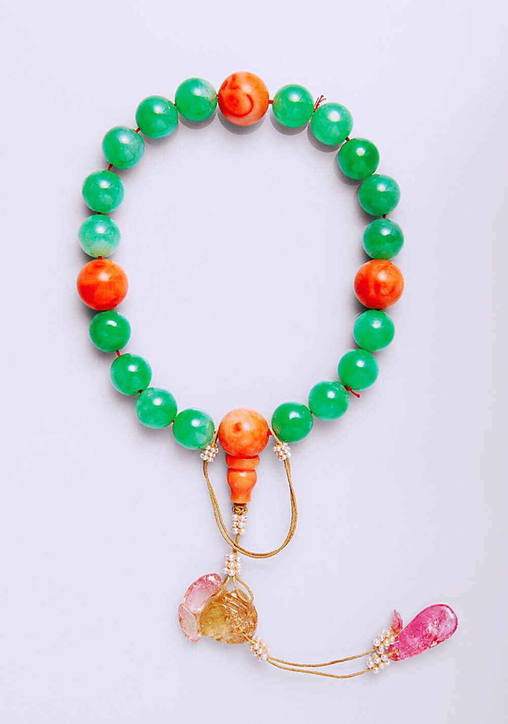 清69翠十八子手串故宫博物院藏