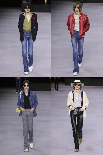 CELINE Menswear S/S 2020 # 窄身复古，时髦男孩儿