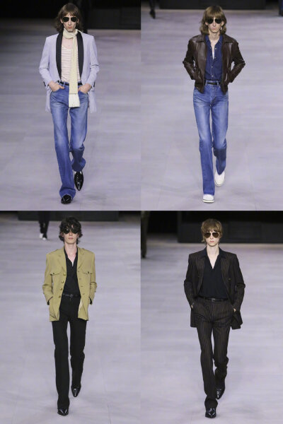 CELINE Menswear S/S 2020 # 窄身复古，时髦男孩儿