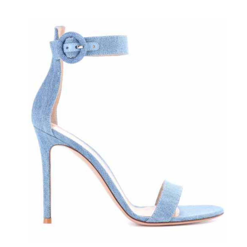 Portofino 105 denim sandals | Gianvito Rossi