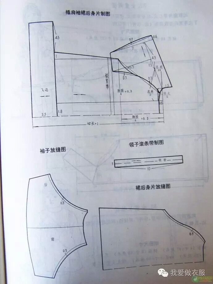 童装裁剪图