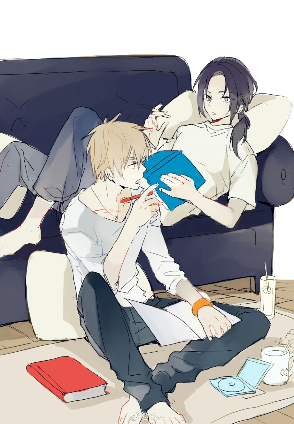 好茶组(๑•̀ㅂ•́)و✧
图源自微博太太@wellx4832-（图上水印是太太以前的名字）