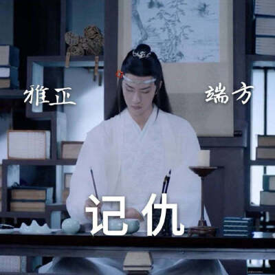 魏无羡肖战 陈情令电视剧表情包