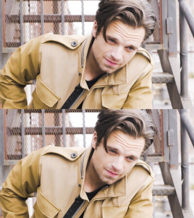 Sebastian Stan!
罗马尼亚大甜心！！！❤️❤️