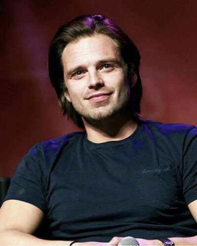 Sebastian Stan!
罗马尼亚大甜心！！！❤️❤️