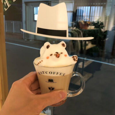 HATCOFFEE ?? 3D立體拿鐵咖啡店#日本少女心探店# 日本淺草 ? 蔵前的立體拿鐵咖啡專門店，店長是咖啡藝術(shù)家松野浩平 6月份眾籌成功開店！特色是店長獨創(chuàng)的立體拉花，超多卡通形象，軟乎乎 ，太可愛了。[胖丁微…