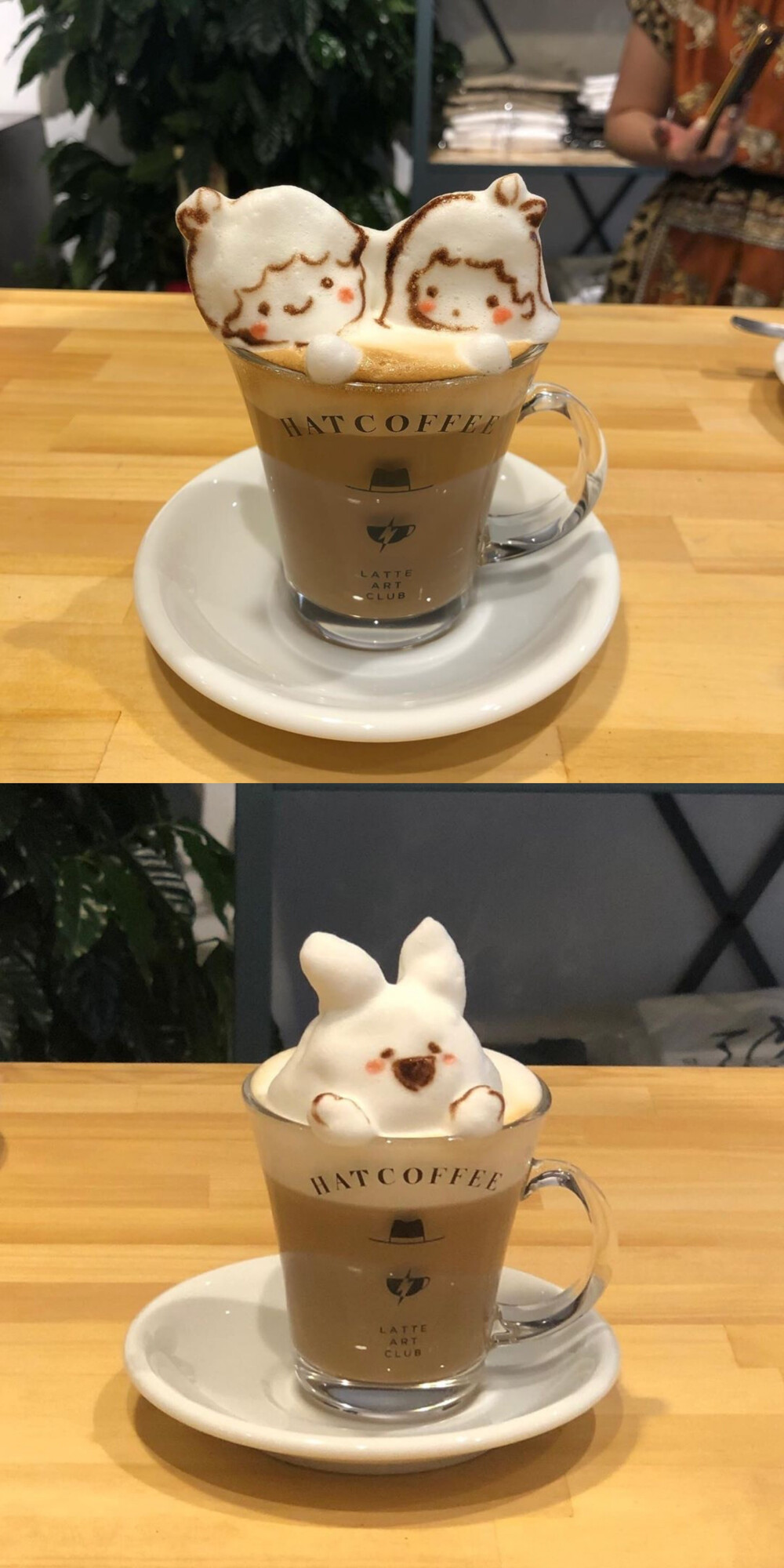 HATCOFFEE ☕️ 3D立体拿铁咖啡店#日本少女心探店# 日本浅草 • 蔵前的立体拿铁咖啡专门店，店长是咖啡艺术家松野浩平 6月份众筹成功开店！特色是店长独创的立体拉花，超多卡通形象，软乎乎 ，太可爱了。[胖丁微笑] 拿手机图片给店长看，就可以做出想要的拉花拿铁咖啡，去浅草玩可以安排上了٩(˃̶͈̀௰˂̶͈́)و地址：东京都台东区寿3-15-6